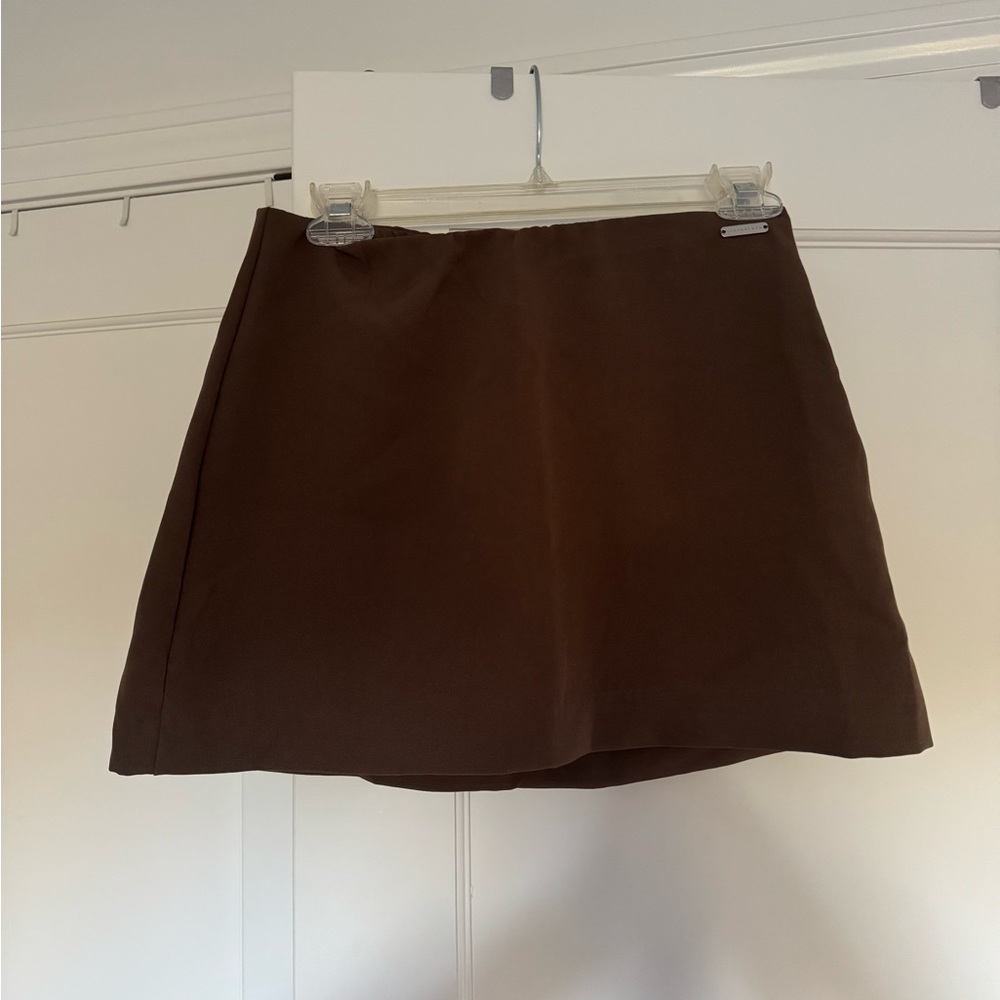 Classic Brown Women's miniSkirt sz small